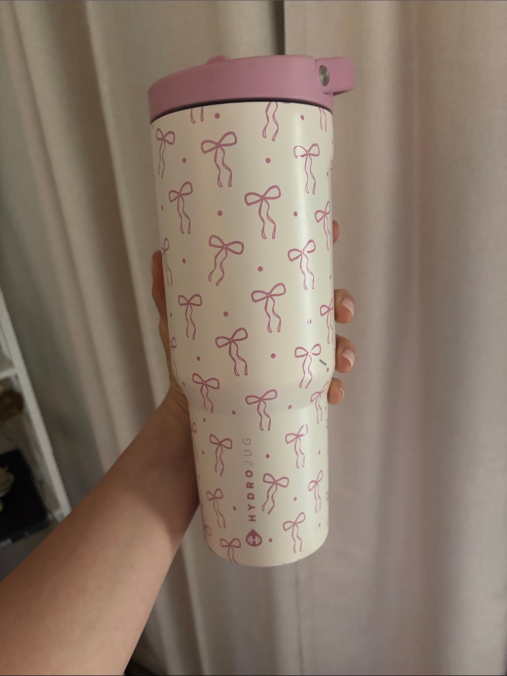 Pink Bow Hydrojug